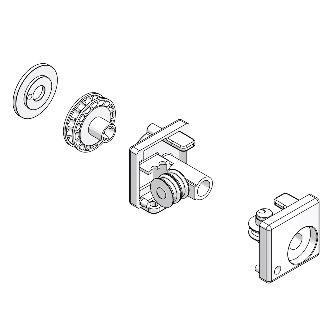 END CAP SET LH - SLIMLINE