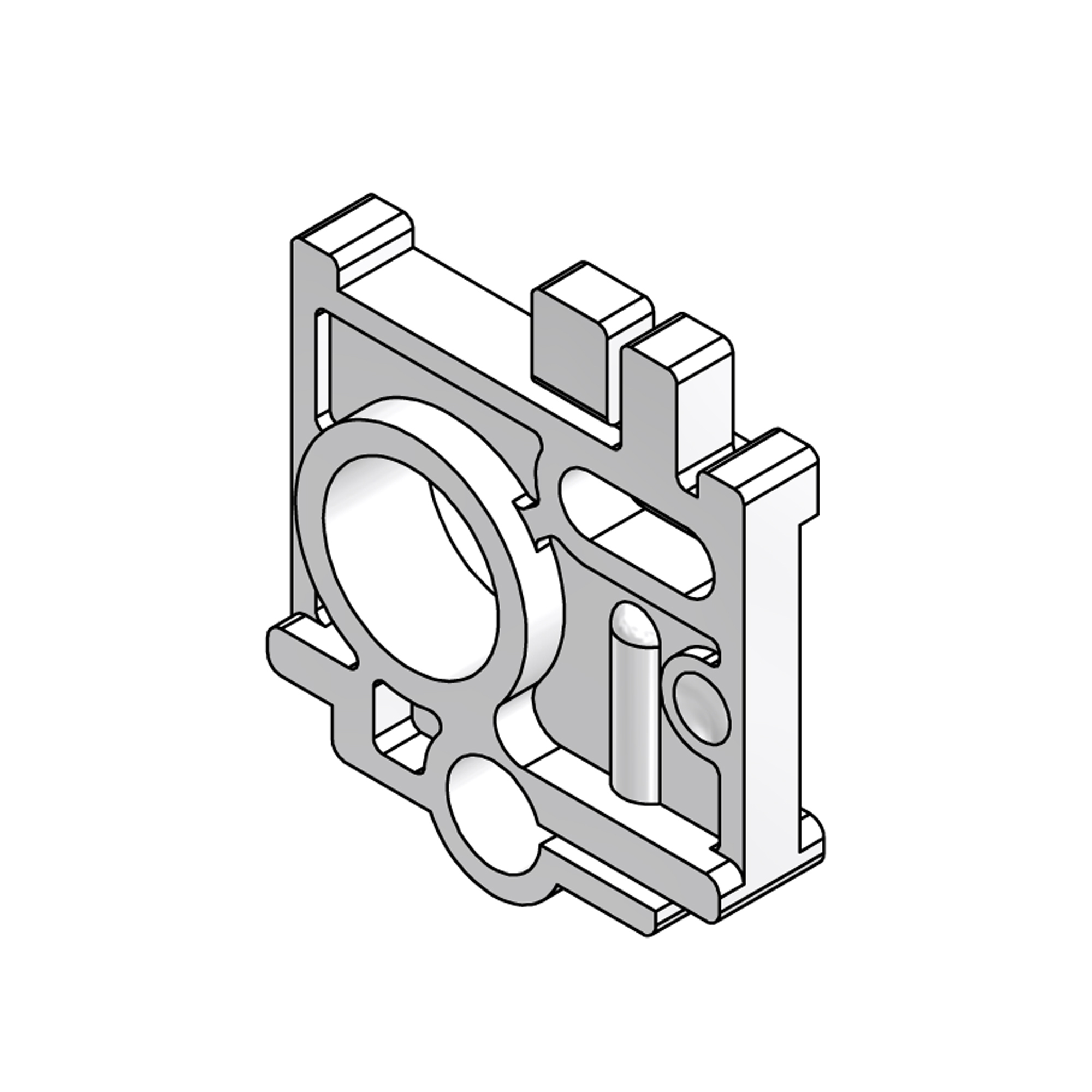 ROD SUPPORT MOULDING - SLIMLINE + SLIMLINE VOGUE