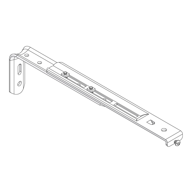 BRACKET FACE FIX ADJUSTABLE 160-210 - SLIMLINE + SLIMLINE VOGUE