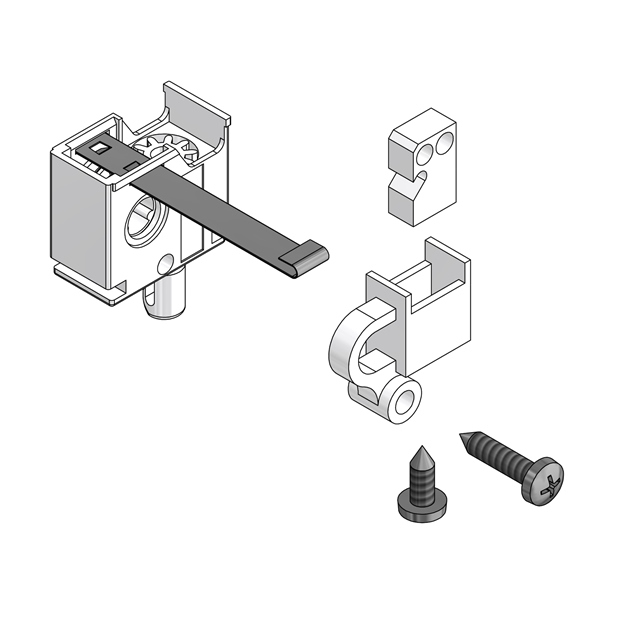 LEAD CARRIER TRUCK AND CORD LOCK RH ASSEMBLED