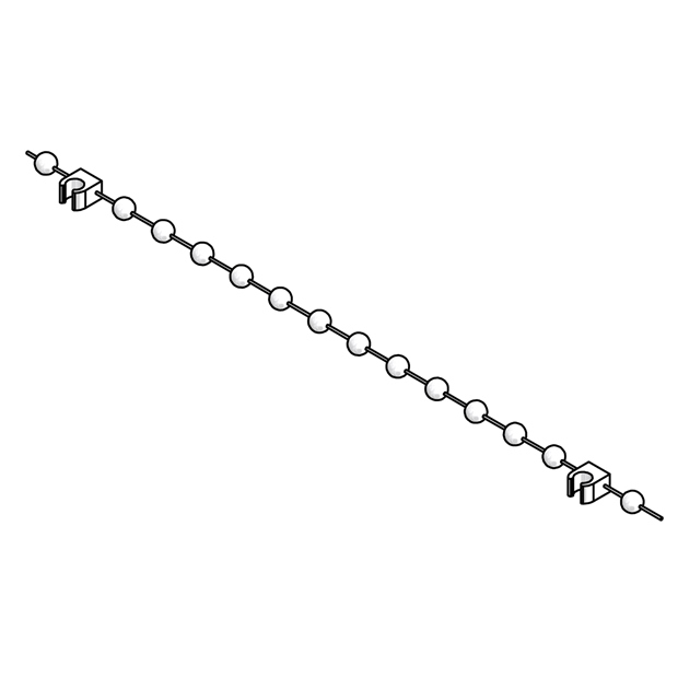 CHAIN-CLIP PLASTIC 127