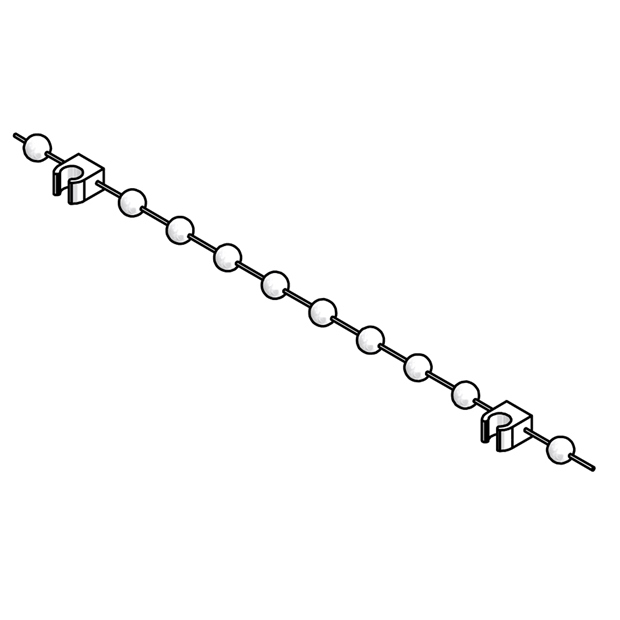 CHAIN-CLIP PLASTIC 89