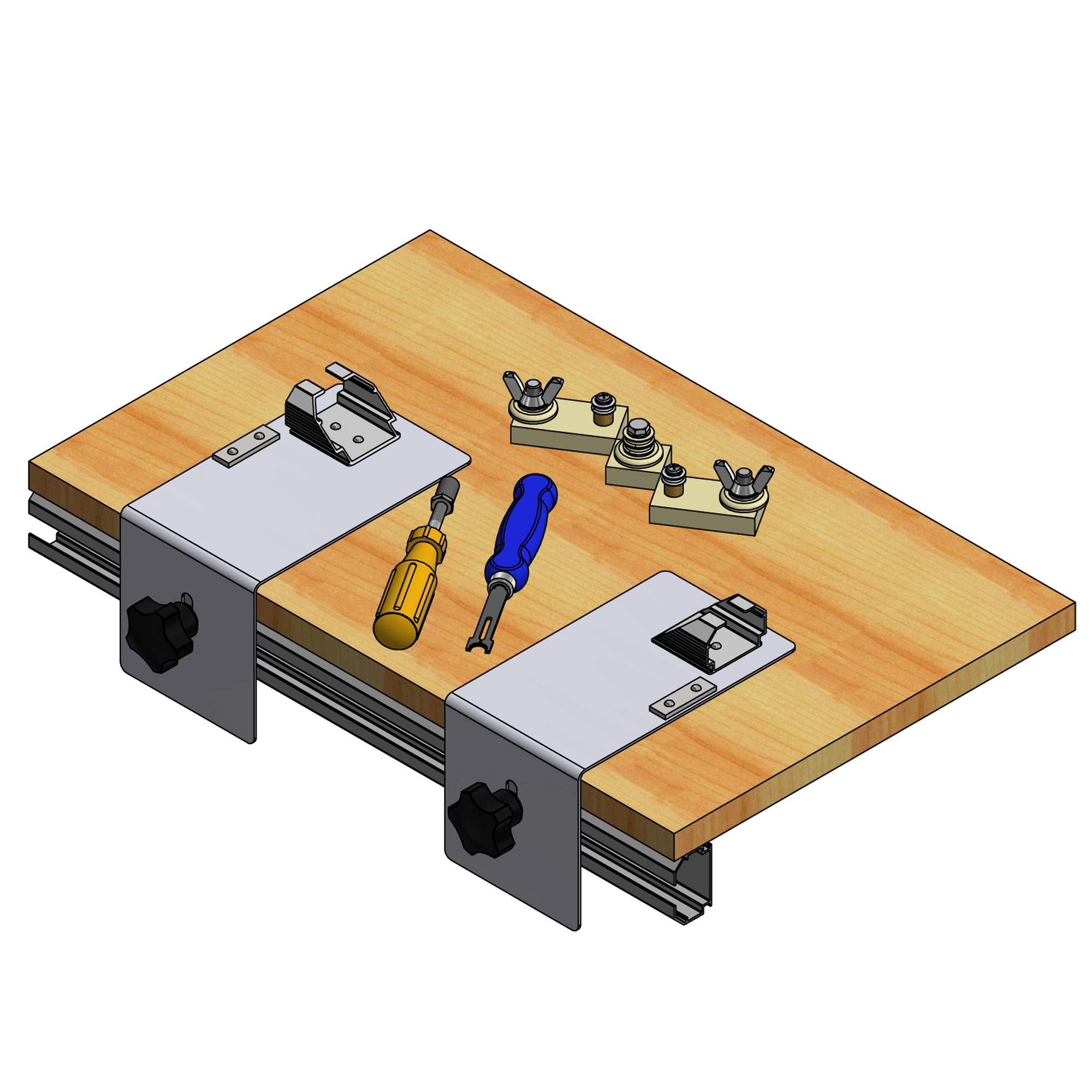 TRACK ASSEMBLY JIGS AND FIXTURES