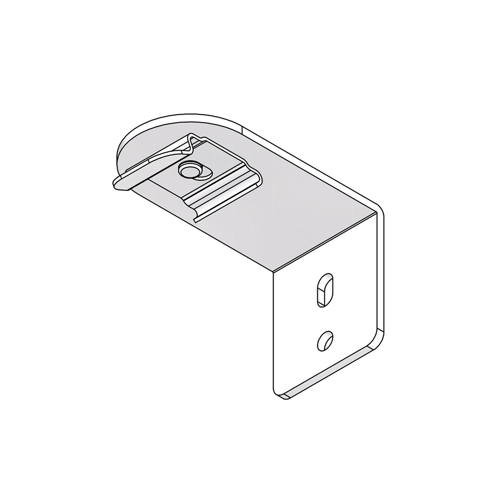 BRACKET FACE FIX EXT SPRING CLIP 40MM