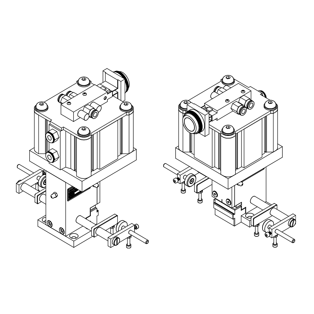 PNEUMATIC CLIP HOLE PUNCH