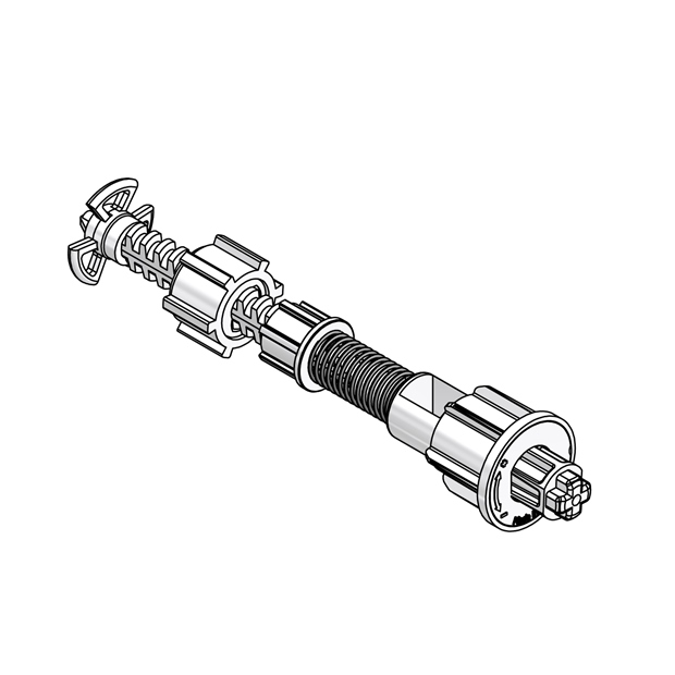 SYSTEM 32 SR SPRING RETURN SHORT STOP - 1200MM