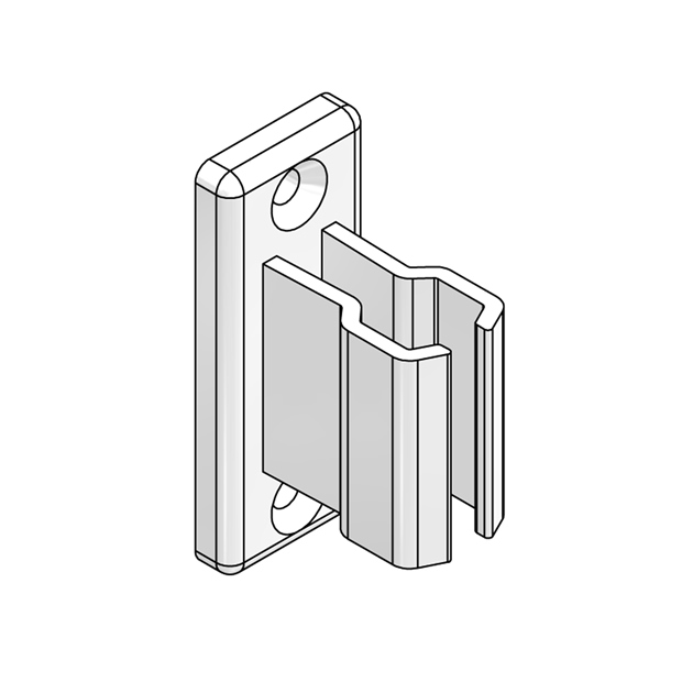 CRANK SYSTEM PLASTIC WALL FIXING CLIP