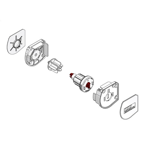 SYSTEM 32 CASSETTE SLIDELOCK RED PIN RH