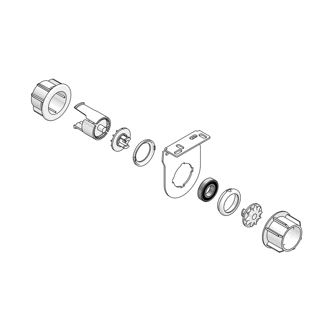 SYSTEM 40 DRIVE LINK COUPLING - STANDARD BACK BAR OPEN CASSETTE