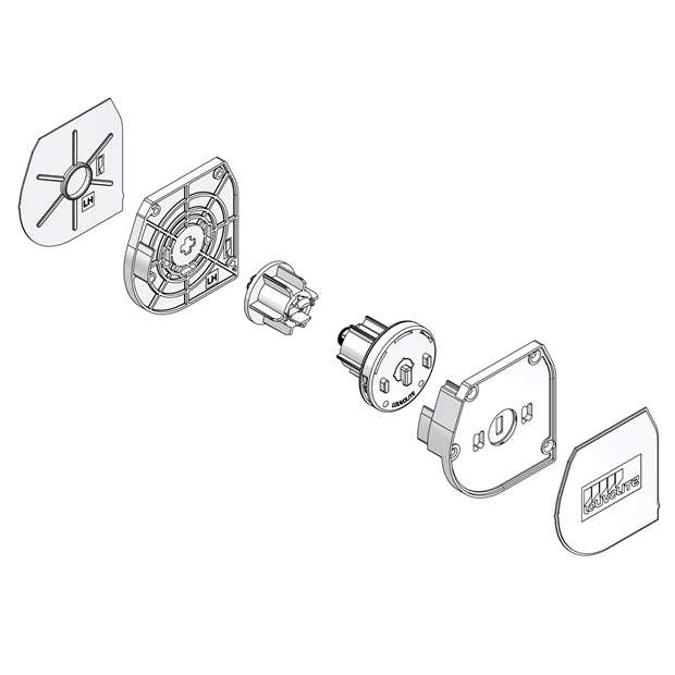 SYSTEM 40 CASSETTE SLIDELOCK STANDARD PIN RH