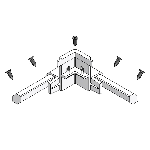 EXTRUSION CORNER JOINT PERFECT FIT