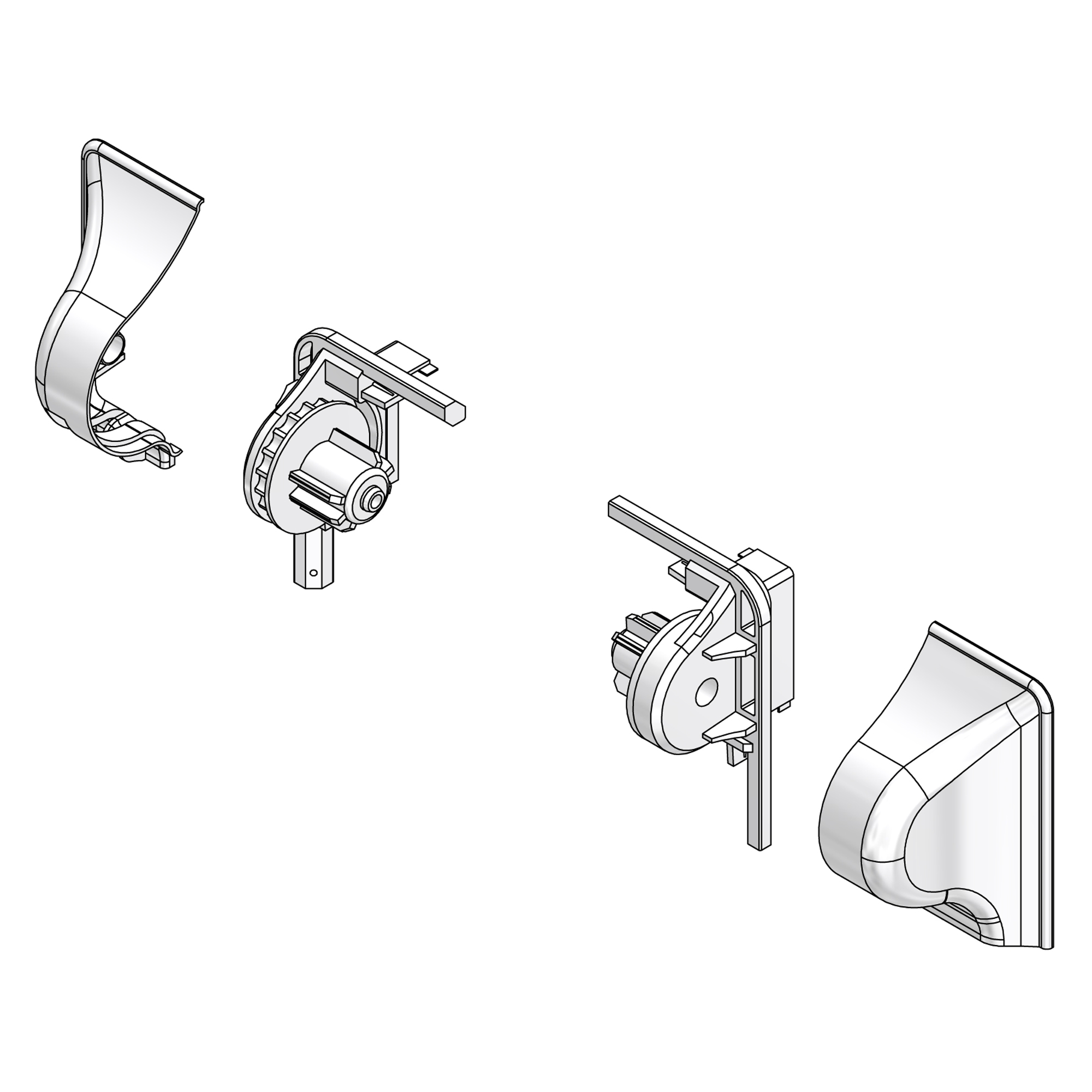 LH CONTROL PERFECT FIT CHAIN END SET