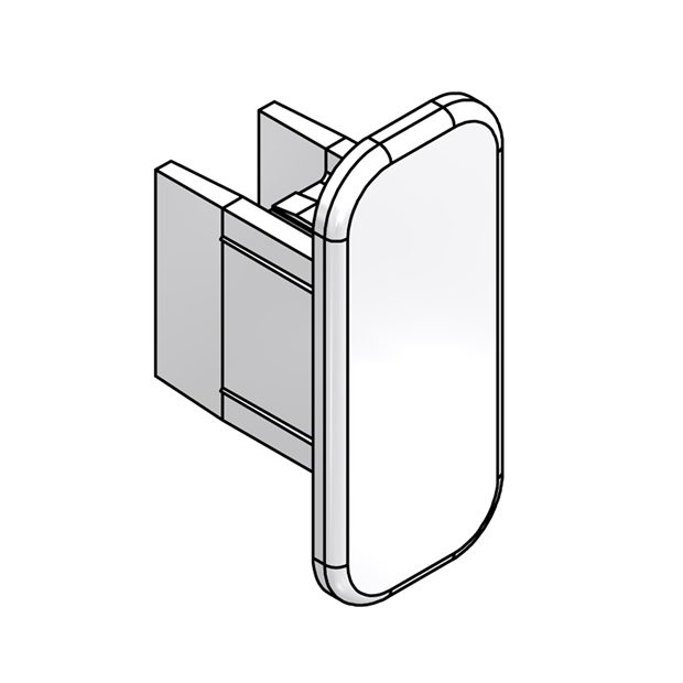 END CAP - EASY FIT BOTTOM BAR R8125