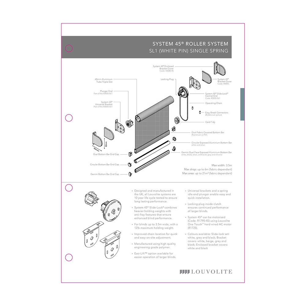 TECHNICAL SPECIFICATION - SYSTEM 45