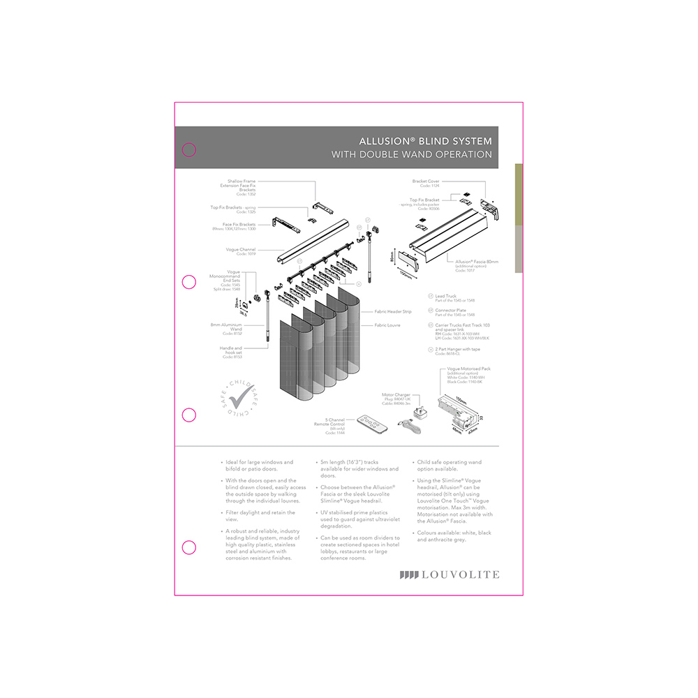 TECHNICAL SPECIFICATION - ALLUSION