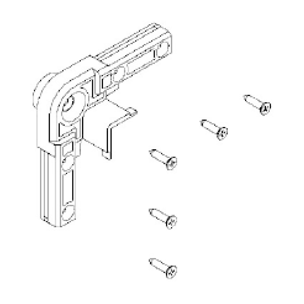 ROOF 90 DEG CORNER JOINT RAL7016