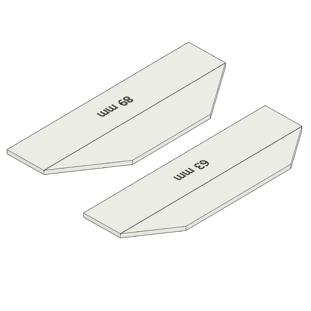 BAY WINDOW MEASURING TEMPLATE SET Louvolite