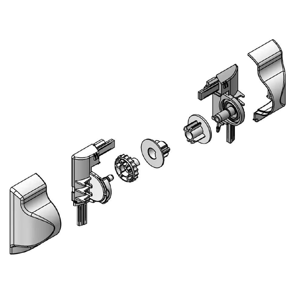 PERFECT FIT NEXT GEN RH CHAIN CONTROL END SET