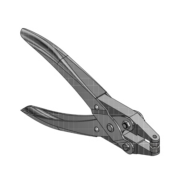PLIERS FOR CLOSING EYELET FABRIC