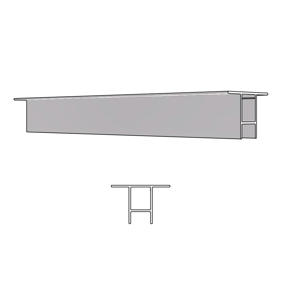 FRAME CENTRE T SECTION - INTERMEDIATE SUPPORT BAR (T-POST)